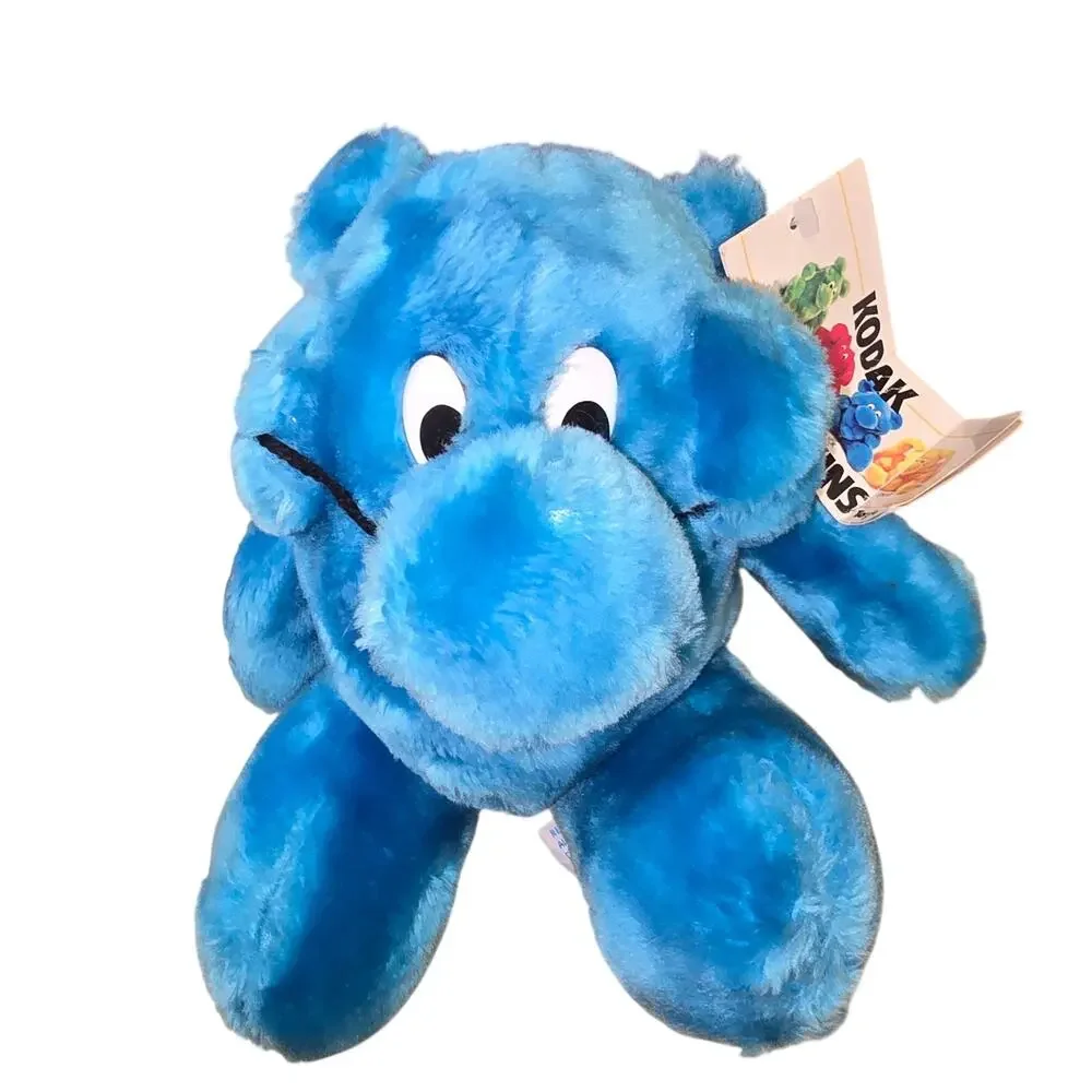 Vintage Kodak Kolorkins Click Plush 1989 80s Blue